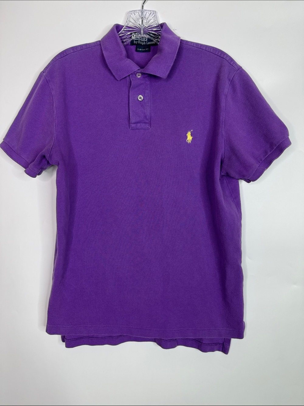 Polo Ralph Lauren Custom Fit Purple Polo Shirt Size Medium